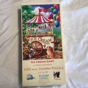 SunsOut Ice Cream Cart Jigsaw Puzzle - 100 Piece